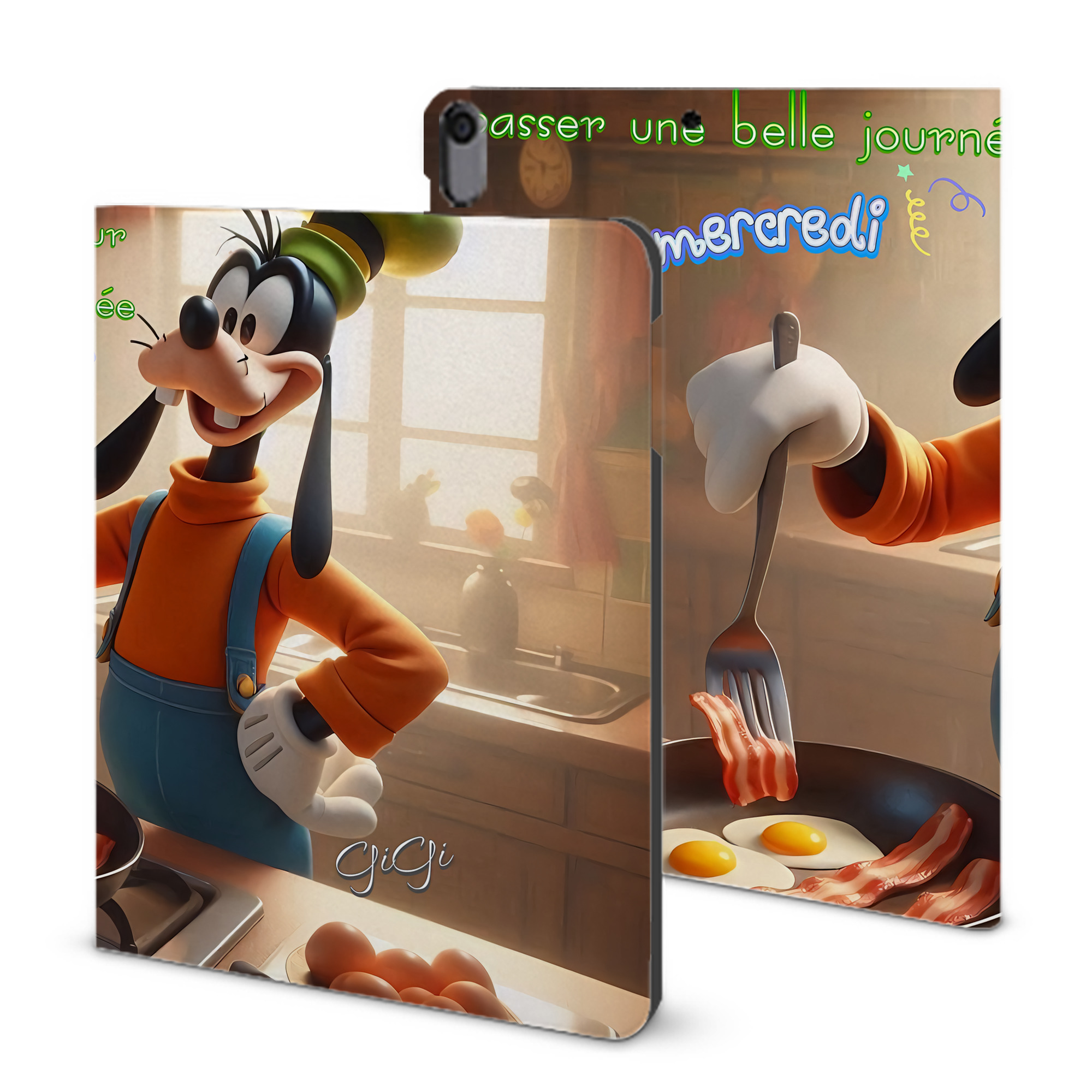 （画像用） ミッキーマウス Mickey Mouse IPad ケース ブック型 PUレザー TPU 耐衝撃 軽量 薄型 ペン収納なし 全面保護 IPad 各モデル対応